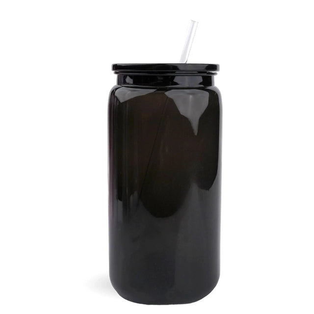 16 oz Plastic Can Opaque - Smoke Black Physical DIY Craft Warehouse 