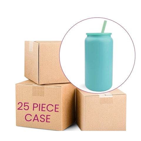 16 oz Stainless Steel Metal Can - Mint Physical DIY Craft Warehouse 