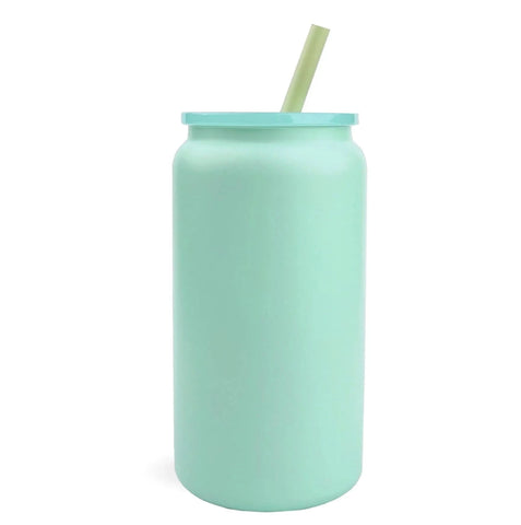 16 oz Stainless Steel Metal Can - Mint Physical DIY Craft Warehouse 