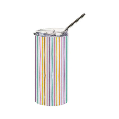 16oz Stainless Steel Skinny Sublimation Tumblers with Lids and Straws | Craft Express 4 Pack Sublimation Blanks Physical Craft Express 