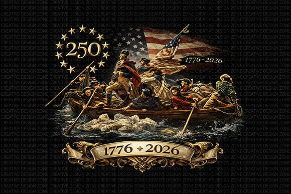 1776 2026 Patriotic PNG | American Heritage 250 Anniversary Design SVG BillahCrafts 
