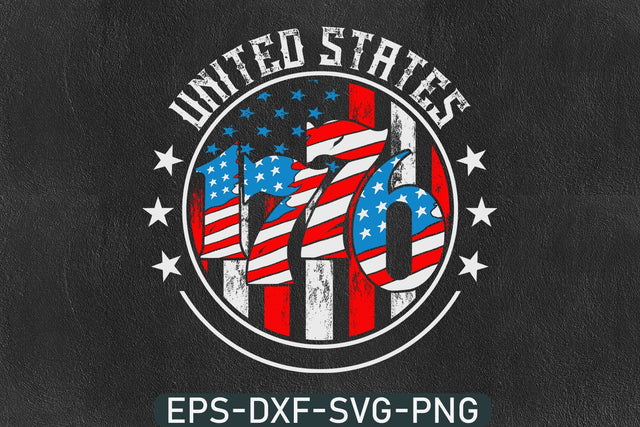 1776 United States Flag Usa t-shirt design Design SVG DesignDestine 