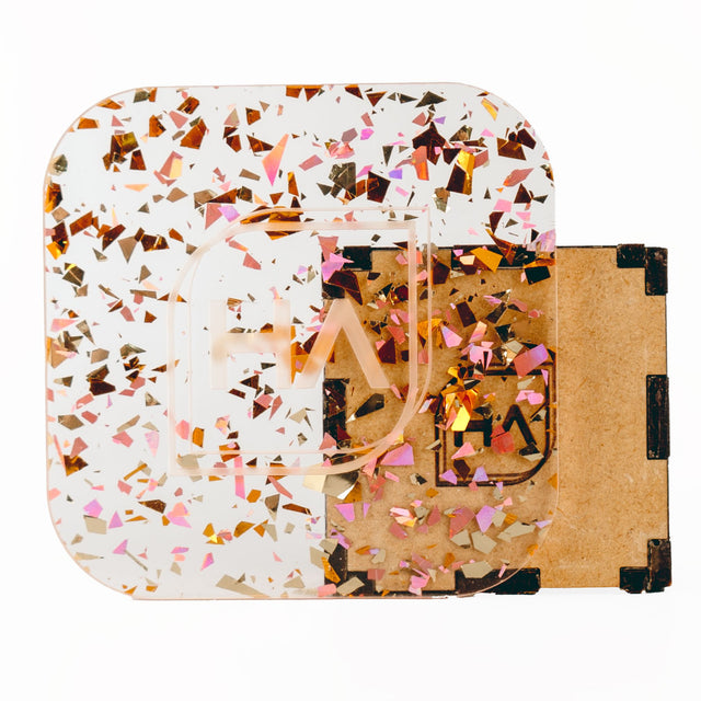 1/8 Copper Rose Flake Cast Acrylic Sheet Physical Houston Acrylic 