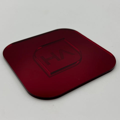 1/8" Dark Red Mirror Acrylic Sheet Physical Houston Acrylic 