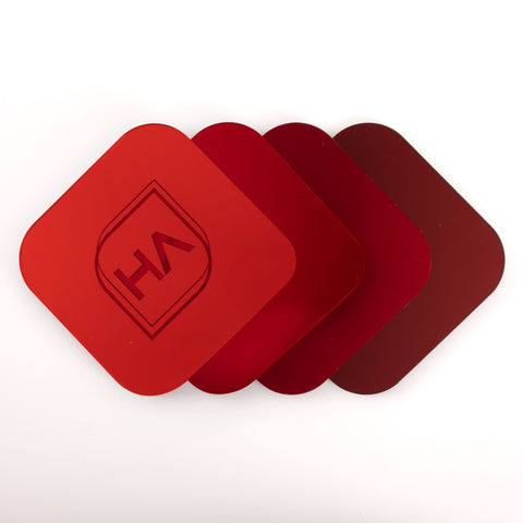 1/8 in Red Mirror Acrylic Sheet Physical Houston Acrylic 