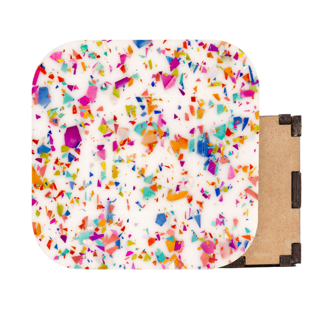 1/8 White Princess Flake Cast Acrylic Sheet Physical Houston Acrylic 