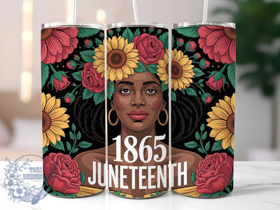 1865 Black Women Empowerment Tumbler, Affirmation Art, 1865 Theme, Empowerment Design, Tumbler Wrap, Sublimation Design, 20oz Tumbler Sublimation ToriDesigns 