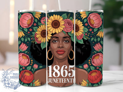 1865 Black Women Empowerment Tumbler, Affirmation Art, 1865 Theme, Empowerment Design, Tumbler Wrap, Sublimation Design, 20oz Tumbler Sublimation ToriDesigns 