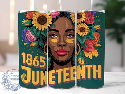 1865 Black Women Empowerment Tumbler, Affirmation Art, 1865 Theme, Empowerment Design, Tumbler Wrap, Sublimation Design, 20oz Tumbler Sublimation ToriDesigns 