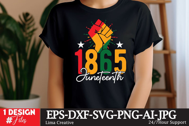 1865 Juneteenth T-shirt Design, Black History Month SVG Design SVG Insomnia Std 