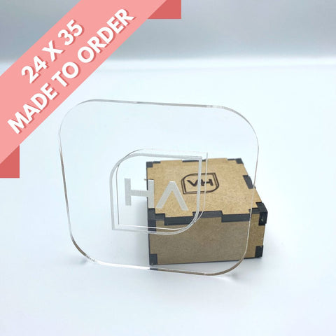 1/8in Clear Cast Acrylic Sheet Physical Houston Acrylic 24in x 35in 