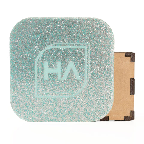 1/8in ColorCarve Baby Blue Glitter Cast Acrylic Sheet Physical Houston Acrylic 