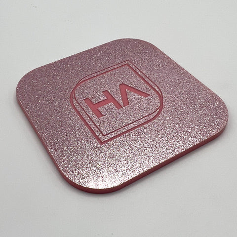 1/8in ColorCarve Pink Glitter Cast Acrylic Sheet Physical Houston Acrylic 