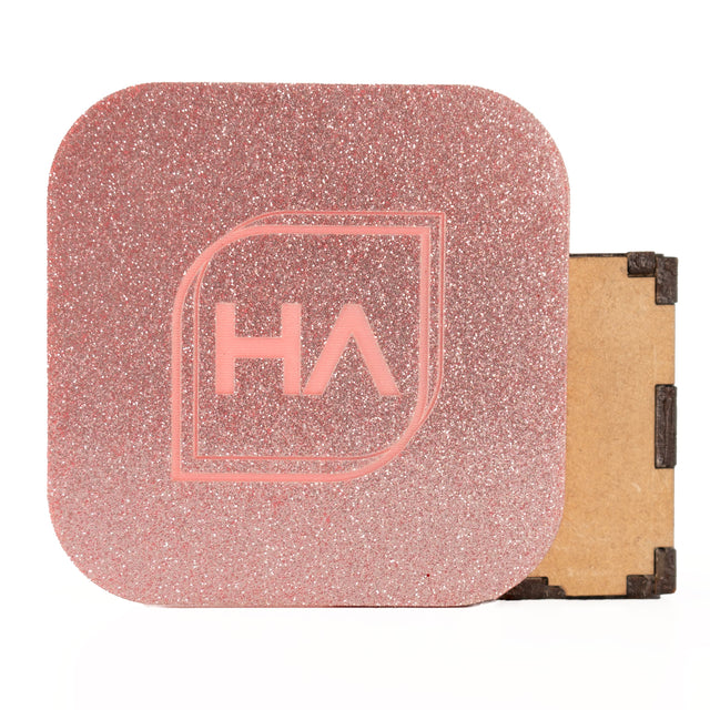 1/8in ColorCarve Pink Glitter Cast Acrylic Sheet Physical Houston Acrylic 