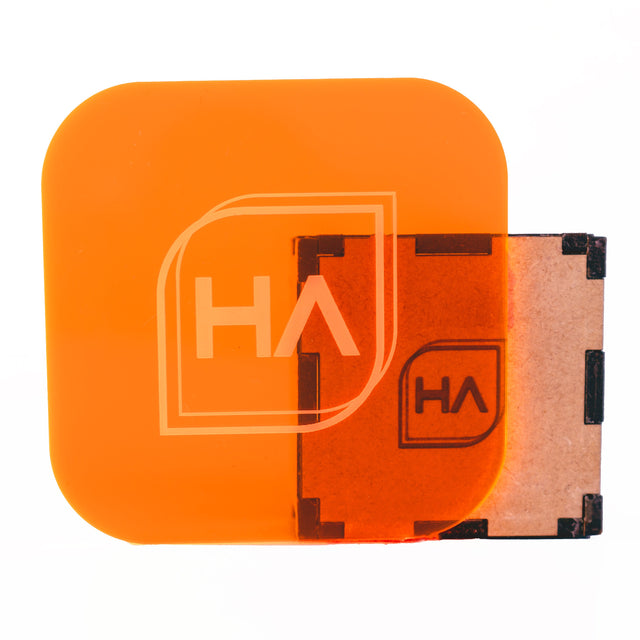 1/8in Fluorescent Orange Cast Acrylic Sheet Physical Houston Acrylic 