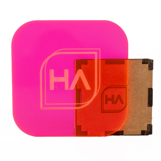 1/8in Fluorescent Red/Pink Cast Acrylic Sheet Physical Houston Acrylic 