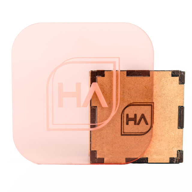 1/8in Translucent Rose Cast Acrylic Sheet Physical Houston Acrylic 