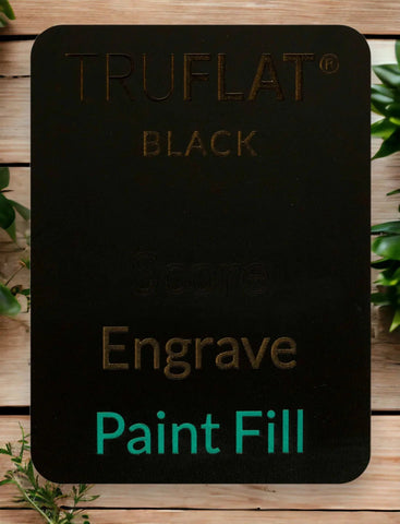 1/8in TruFlat Black Physical Houston Acrylic 