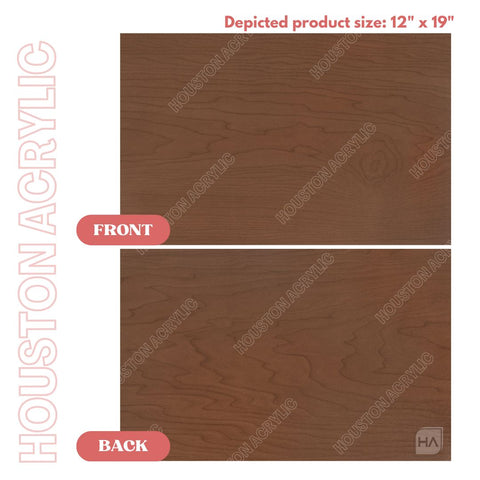 1/8in TruFlat Walnut Physical Houston Acrylic 