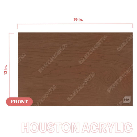 1/8in TruFlat Walnut Physical Houston Acrylic 