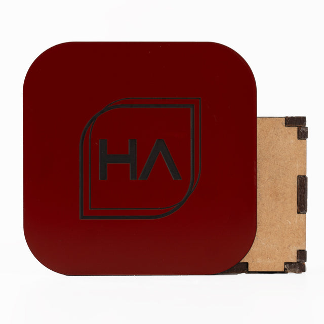 1/8in Two Tone Crimson/Black Acrylic Sheet Physical Houston Acrylic 