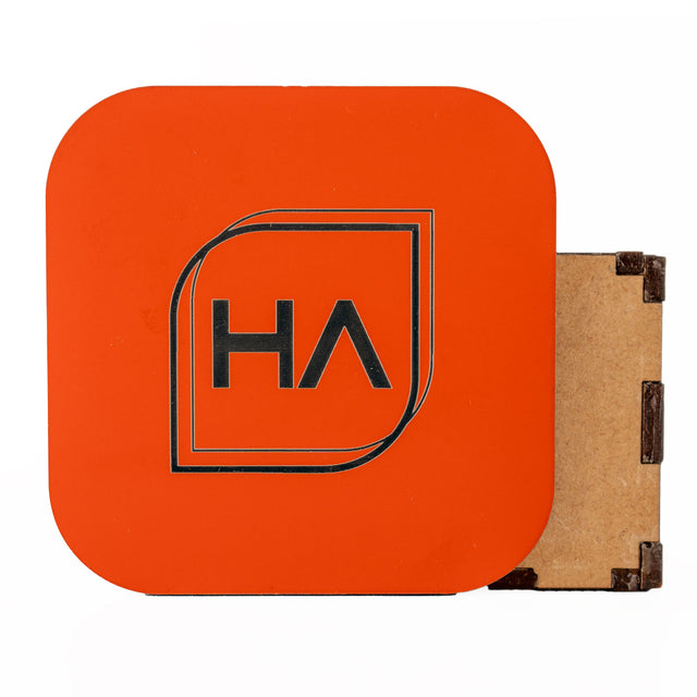 1/8in Two Tone Orange/Black Acrylic Sheet Physical Houston Acrylic 