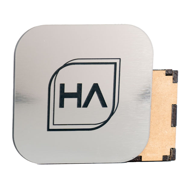 1/8in Two Tone Silver/Black Acrylic Sheet Physical Houston Acrylic 