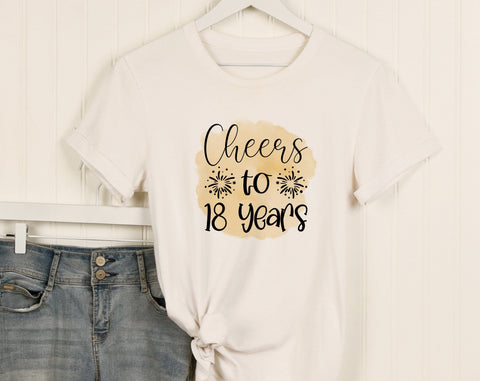 18th Birthday Sublimation Designs Bundle, 6 18th Birthday PNG Files, 18 And Fabulous PNG, Hello Eighteen PNG, Cheers To 18 Years PNG Sublimation HappyDesignStudio 