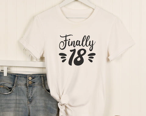 18th Birthday SVG Bundle, 6 Designs, Hello Eighteen SVG, 18 And Fabulous SVG, Cheers To 18 Years SVG, Legend Since 2007 SVG, It's My 18th Birthday SVG SVG HappyDesignStudio 