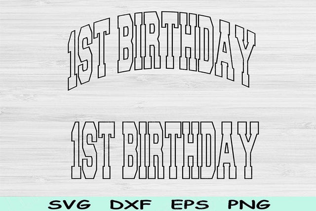 1st Birthday Svg Dxf Png Cut Files, First Birthday Svg, One Birthday Svg Files For Cricut, 1st Birthday Png, Birthday Boy Svg Digital Design SVG TiffsCraftyCreations 