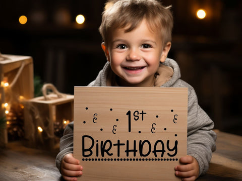 1st Birthday SVG SVG Paige Cole Studio 