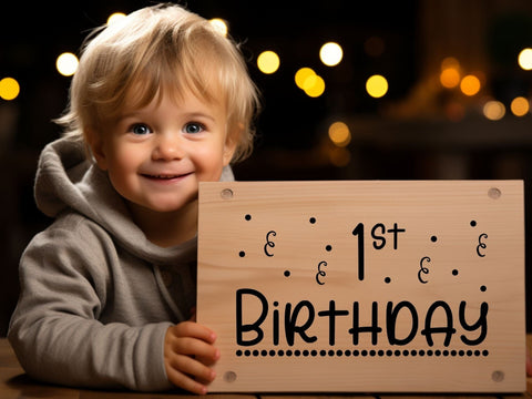 1st Birthday SVG SVG Paige Cole Studio 