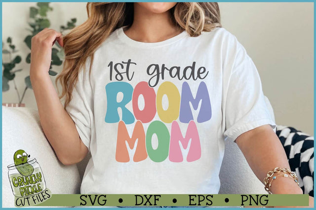 1st Grade Room Mom SVG File SVG Crunchy Pickle 