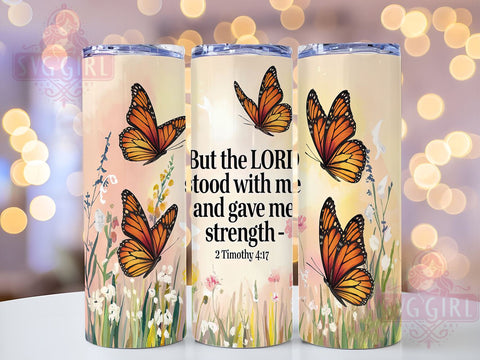 2 Timothy 417 Tumbler Wrap, Christian Bible Verse Tumbler, Inspirational Drinkware, 20oz Sublimation Design, Faith-Based Tumbler, Strength in Faith Tumbler, Religious Gifts Sublimation SvggirlplusArt 