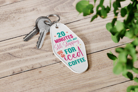 20 minutes late but still stopping for iced coffee SVG Design SVG Designangry 