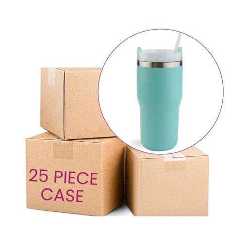 20 oz Commuter Tumbler - Blue Green Physical DIY Craft Warehouse 