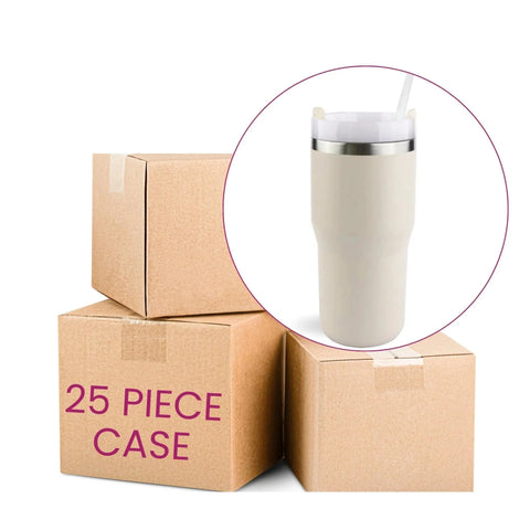20 oz Commuter Tumbler - Ivory | Master Maker Crafts Physical DIY Craft Warehouse 