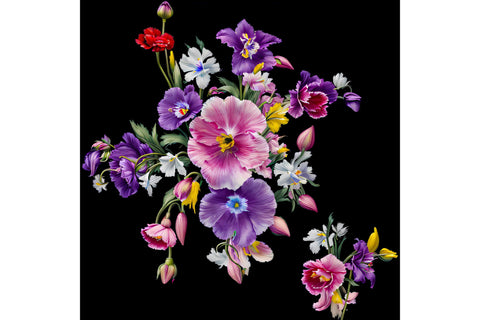 20 Oz Skinny Tumbler, Oil Painted Floral Tumbler Wrap Sublimation oyonnidesign 