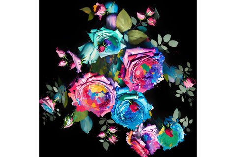 20 Oz Skinny Tumbler, Oil Painted Floral Tumbler Wrap Sublimation oyonnidesign 