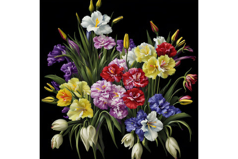 20 Oz Skinny Tumbler, Oil Painted Floral Tumbler Wrap Sublimation oyonnidesign 