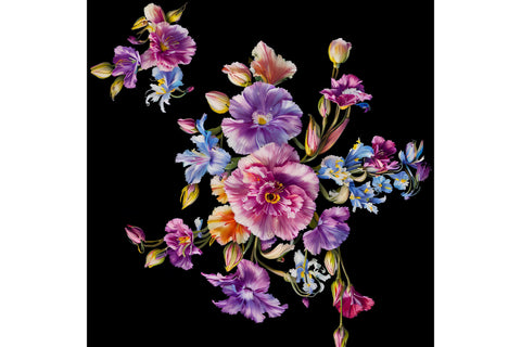 20 Oz Skinny Tumbler, Oil Painted Floral Tumbler Wrap Sublimation oyonnidesign 