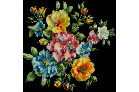 20 Oz Skinny Tumbler, Oil Painted Floral Tumbler Wrap Sublimation oyonnidesign 