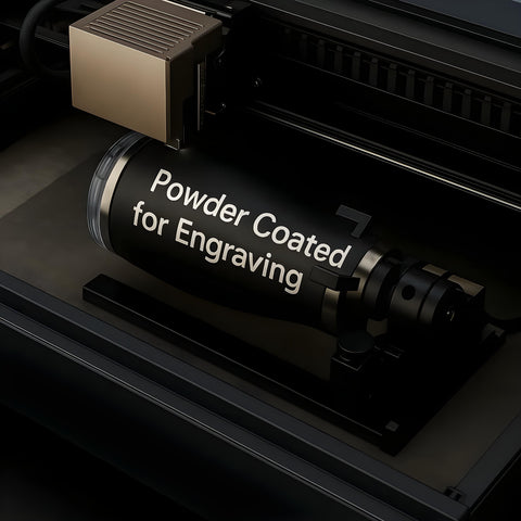 20 oz Travel Tumbler - Black | 20 oz Travel Tumbler - Snow White | Powder Coated Stainless Steel Tumbler Physical DIY Craft Warehouse 