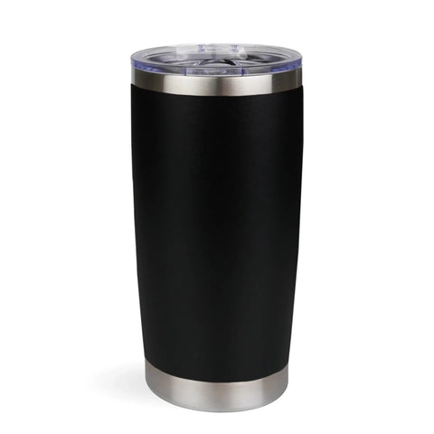 20 oz Travel Tumbler - Black | 20 oz Travel Tumbler - Snow White | Powder Coated Stainless Steel Tumbler Physical DIY Craft Warehouse 