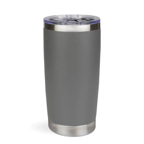 20 oz Travel Tumbler - Gray | Powder Coated Stainless Steel Physical DIY Craft Warehouse 