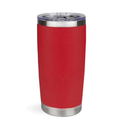 20 oz Travel Tumbler - Red | Powder Coated Stainless Steel Physical DIY Craft Warehouse 