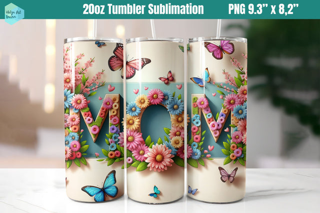 20 OZ Tumbler Sublimation Mom Sublimation Helga Art 