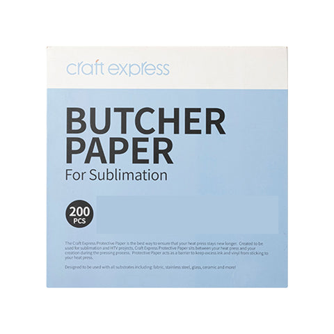 200 Pack Butcher Paper Sheets – 200 Pack for Sublimation Heat Pressing Physical Craft Express 