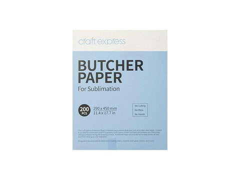 200 Pack Butcher Paper Sheets – 200 Pack for Sublimation Heat Pressing Physical Craft Express 