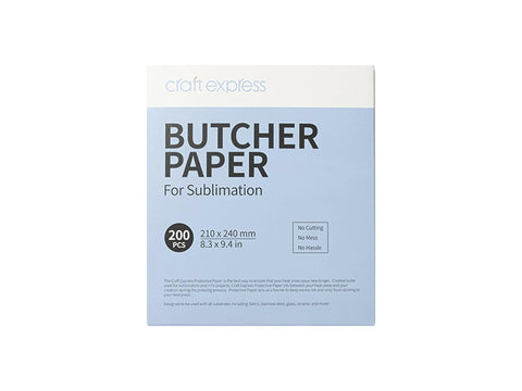 200 Pack Butcher Paper Sheets – 200 Pack for Sublimation Heat Pressing Physical Craft Express 